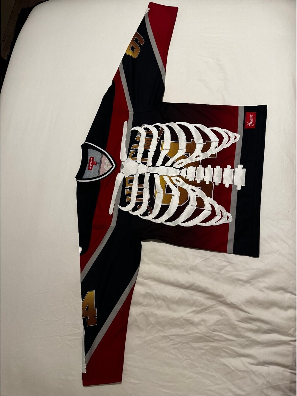 Supreme Bones Hockey Jersey FW23 Multicolor — Size M